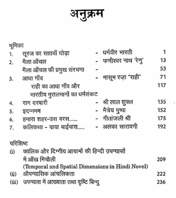 Hindi Ke Prayogdharmi Upanyas